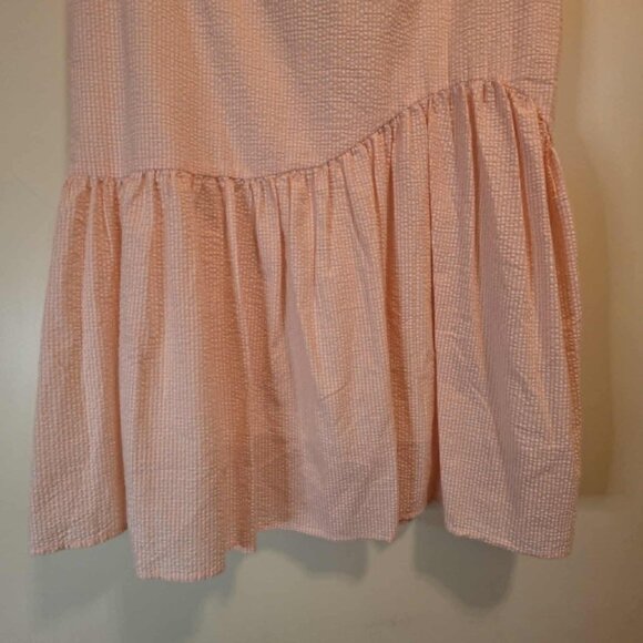 H&M Light Orange Sleeveless Summer Dress 12 - Picture 3 of 6